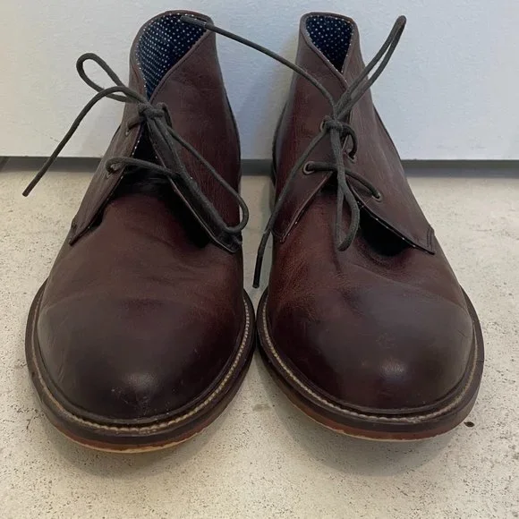 Aston Grey Men\'s Brown Lace-Up Suede Boots MENS $42 SIZE: 8.5 ASTON GREY COLLECTION SHAUN COMBAT ANKLE  main image 4